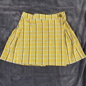 Urban Outfitters pleated plaid mini skirt